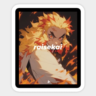 Flame Hashira Kyojuro Rengoku Sticker